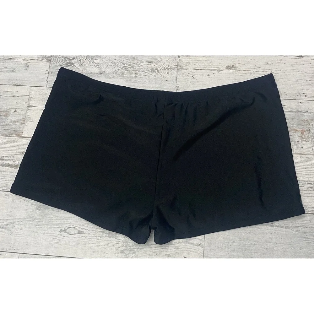 Septangle Swim Shorts XL Black Classic Casual Stretch Beach Vacation Pool Cute